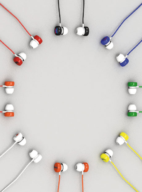 Auriculares Personalizados Cascos Button