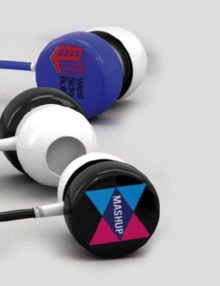 Auriculares Personalizados Cascos Button
