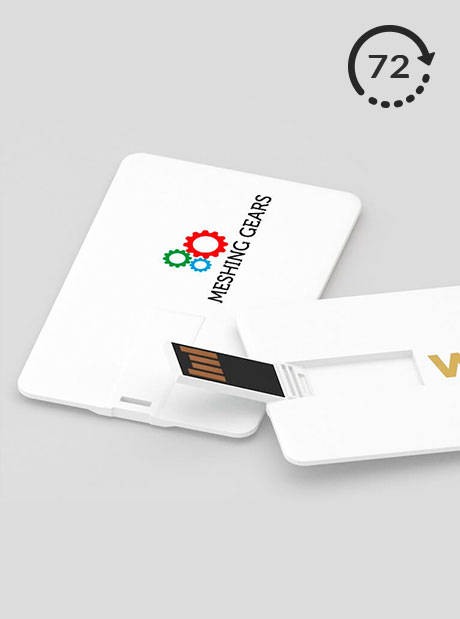 Pendrive Personalizado Slim Card 24h USB impresos promocionales